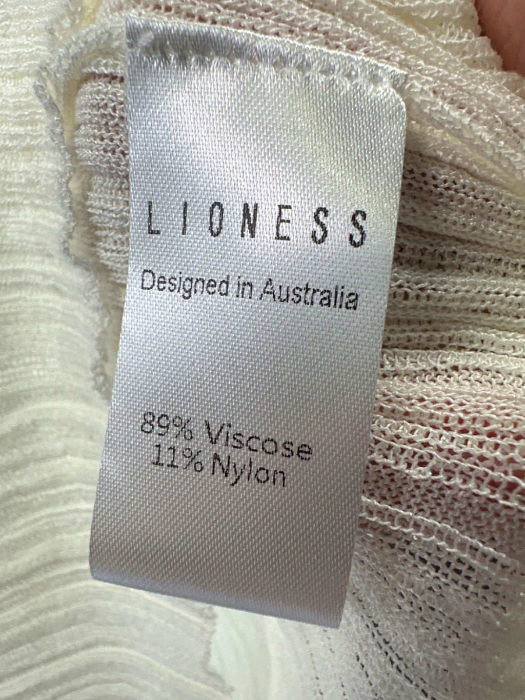 Lioness White Maxi Dress UK XS