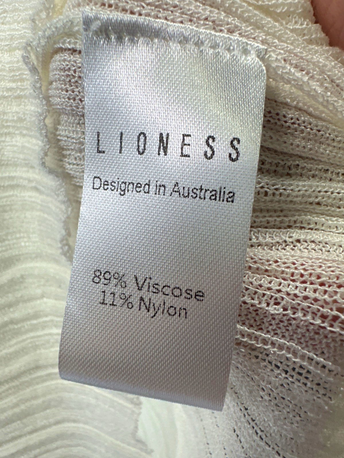 Lioness White Maxi Dress UK XS