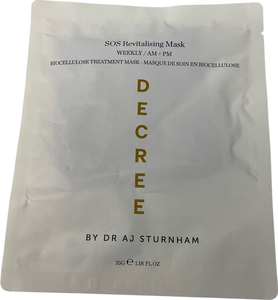 decree Decree Sos Revitalising Mask Single 35g