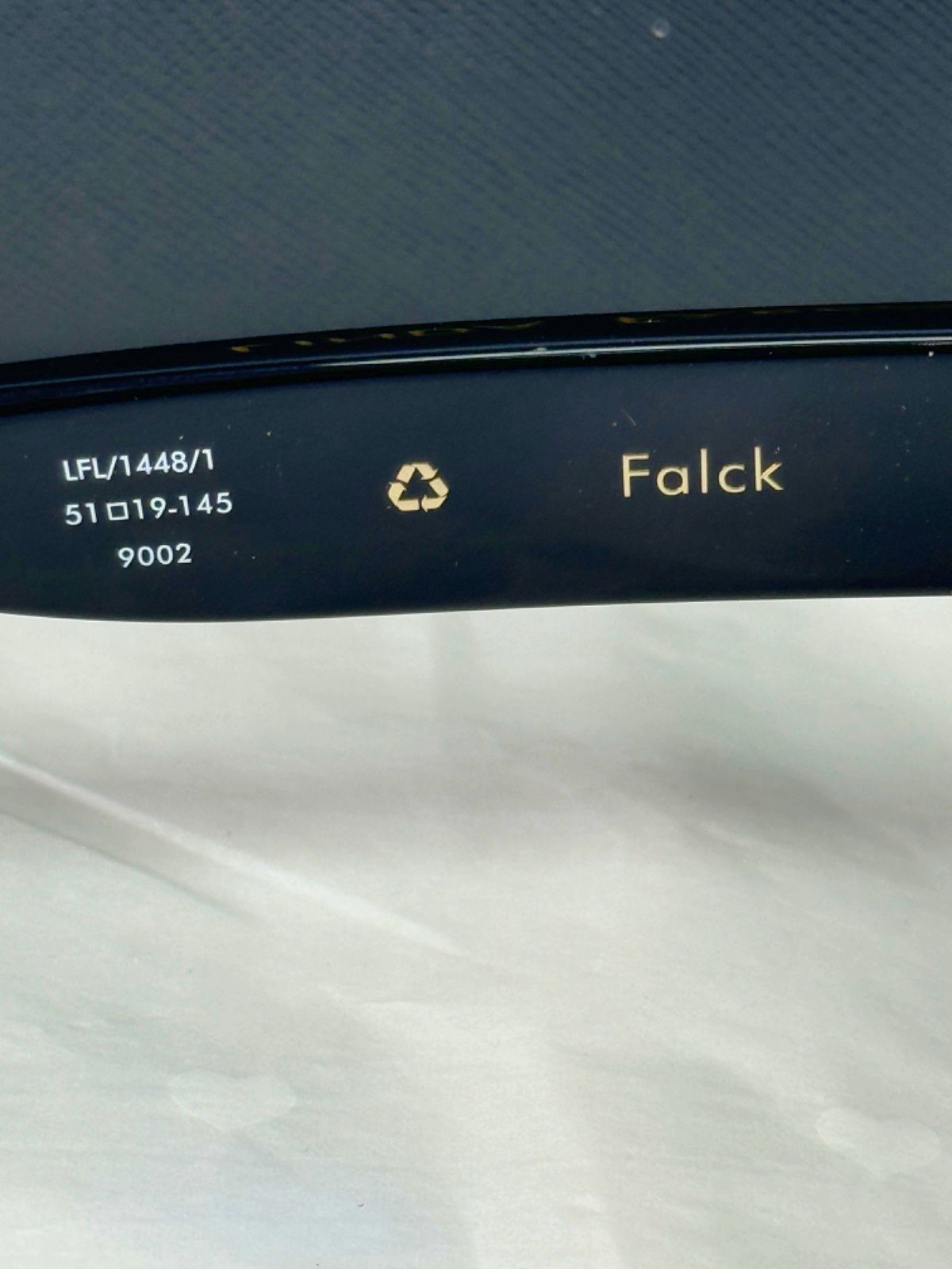 Linda Farrow Black Falck LFL/1448/1 Sunglasses