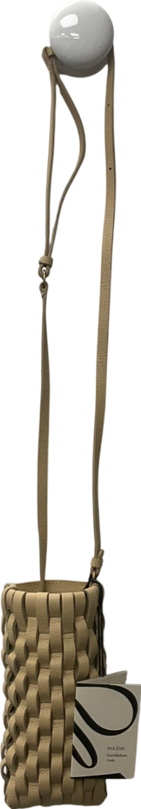 Polene Beige Onda Phone Case Crossbody Bag