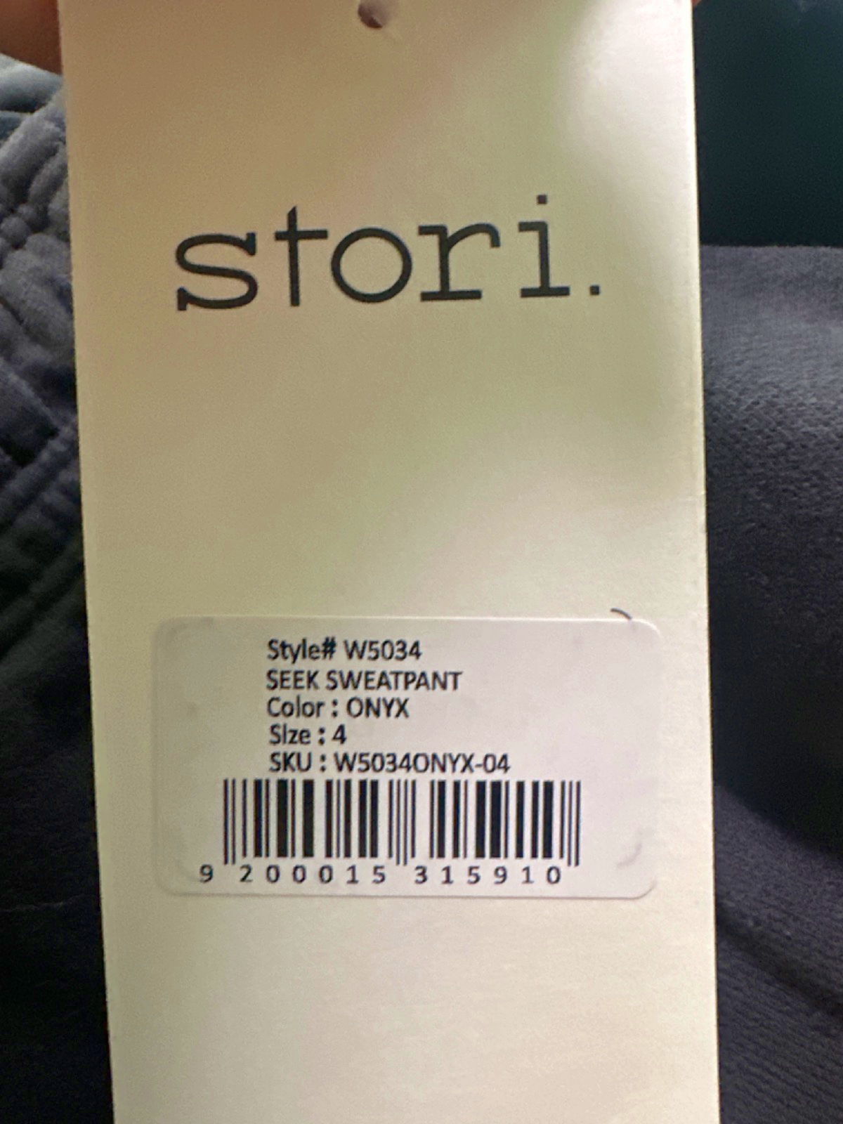 Stori Onyx Seek Sweatpant UK 4