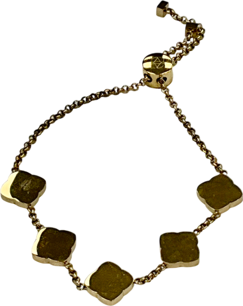 Abbott Lyon Metallic Multi Pearl Clover Bracelet (gold) One Size