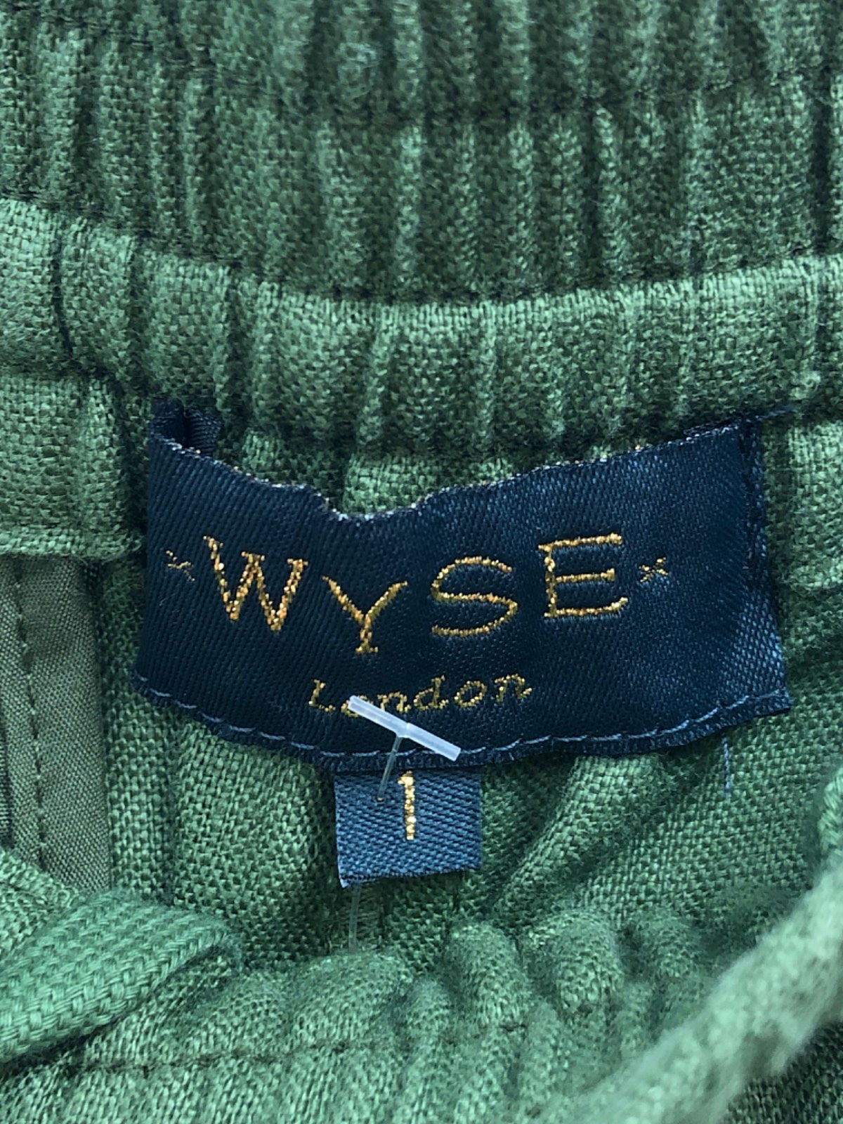 WYSE Green Linen Trousers UK 8