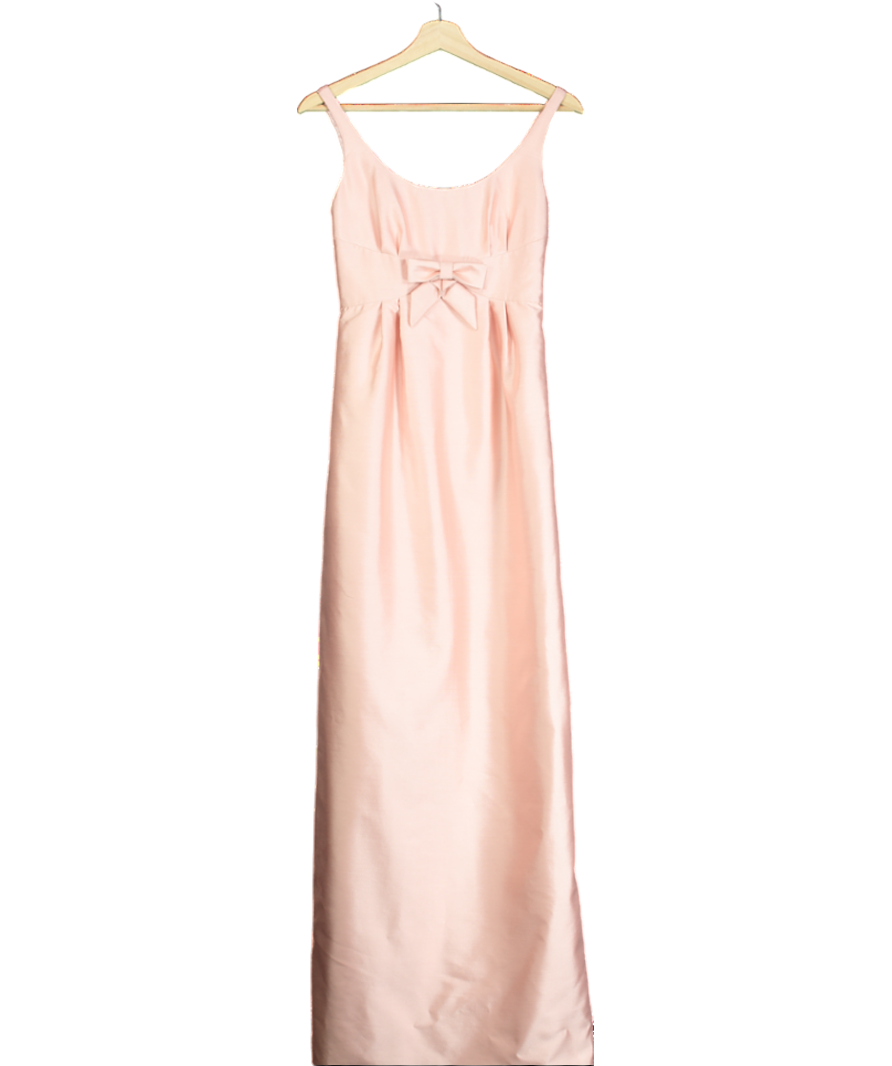 Santinni Pink 'sabrina' Silk And Wool Dress UK XS