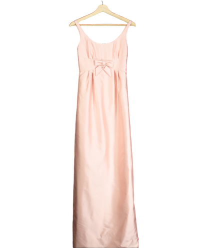 Santinni Pink 'sabrina' Silk And Wool Dress UK XS