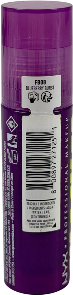 NYX Fat Cheeks Juicy Blush, Liquid Blush Blueberry Burst 8ml