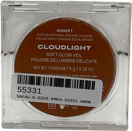 Morphe Cloudlight Soft Glow Veil Finishing Powder Sunset 8g
