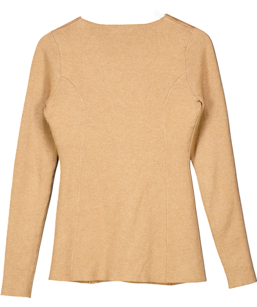 Aligne Beige Daphne Waisted Knit UK 8