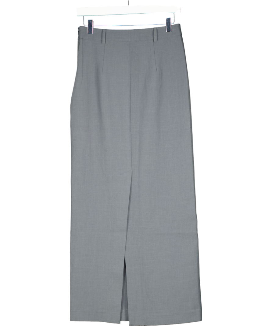 NA-KD Grey Belt Loop Maxi Skirt UK 6