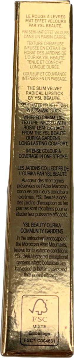 Yves Saint Laurent Rouge Pur Couture The Slim Velvet Radical Lipstick 302 Brown No Way Back 2g
