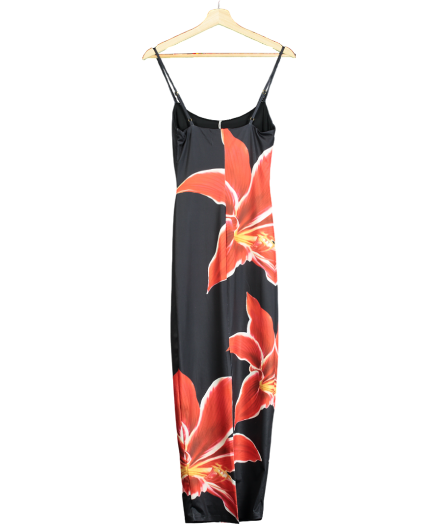 Runaway The Label Black Deia Midi Dress UK XS