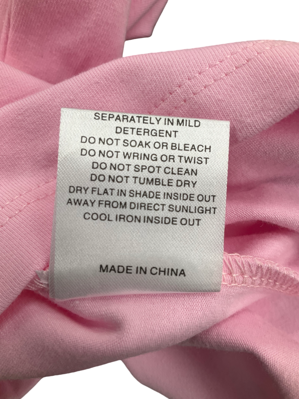 White Fox Pink In Your City Baby Tee UK XS