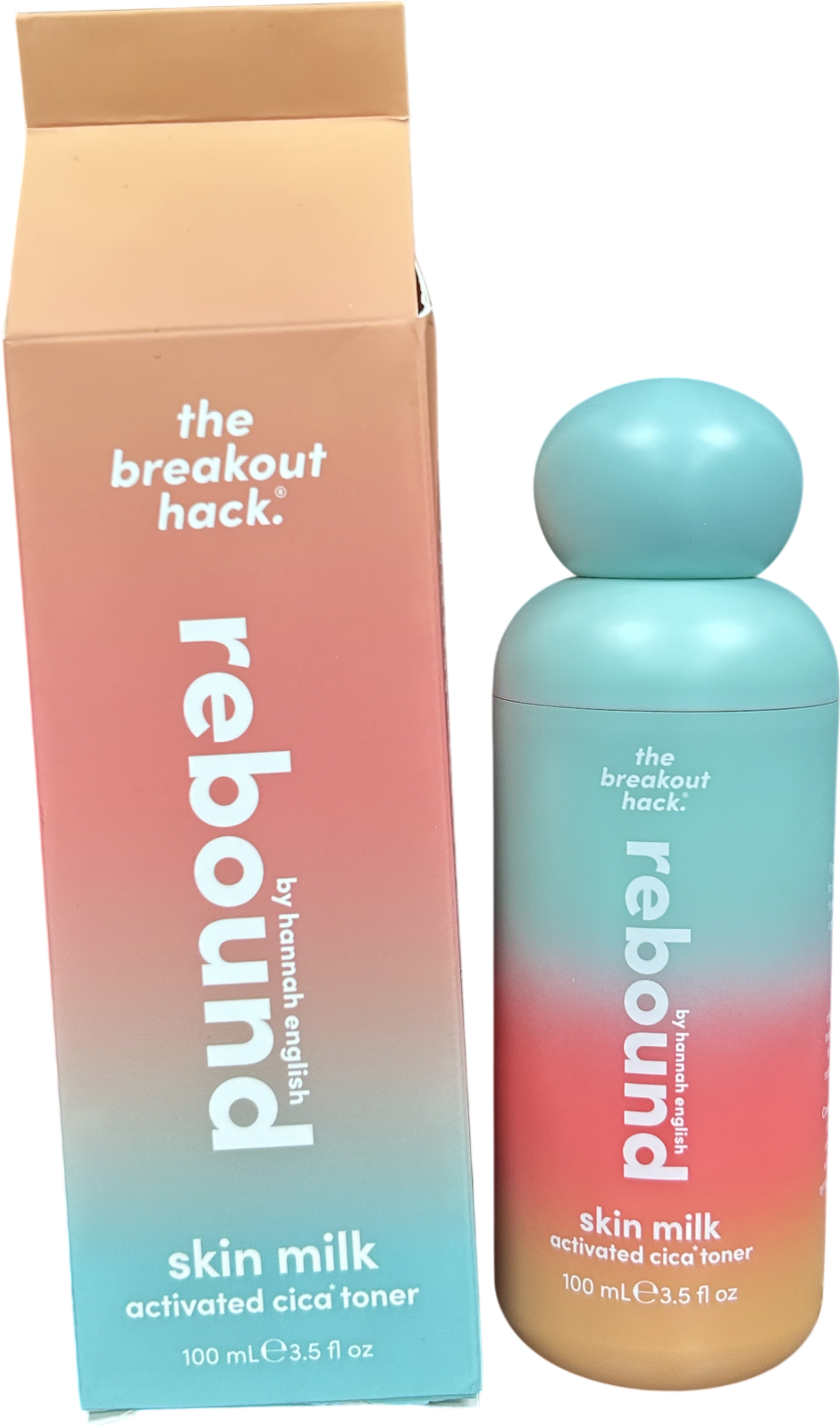 The breakout hack Rebound Skin Milk Activated Cica Toner 100ml