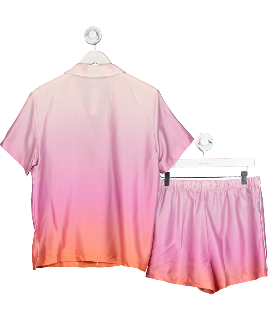 Victoria's Secret Pink Ombre Satin Short Pyjama Set UK M