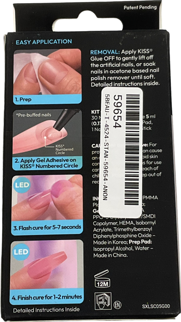 kiss Salon X-tend Glue On Color Nails 91568 One size
