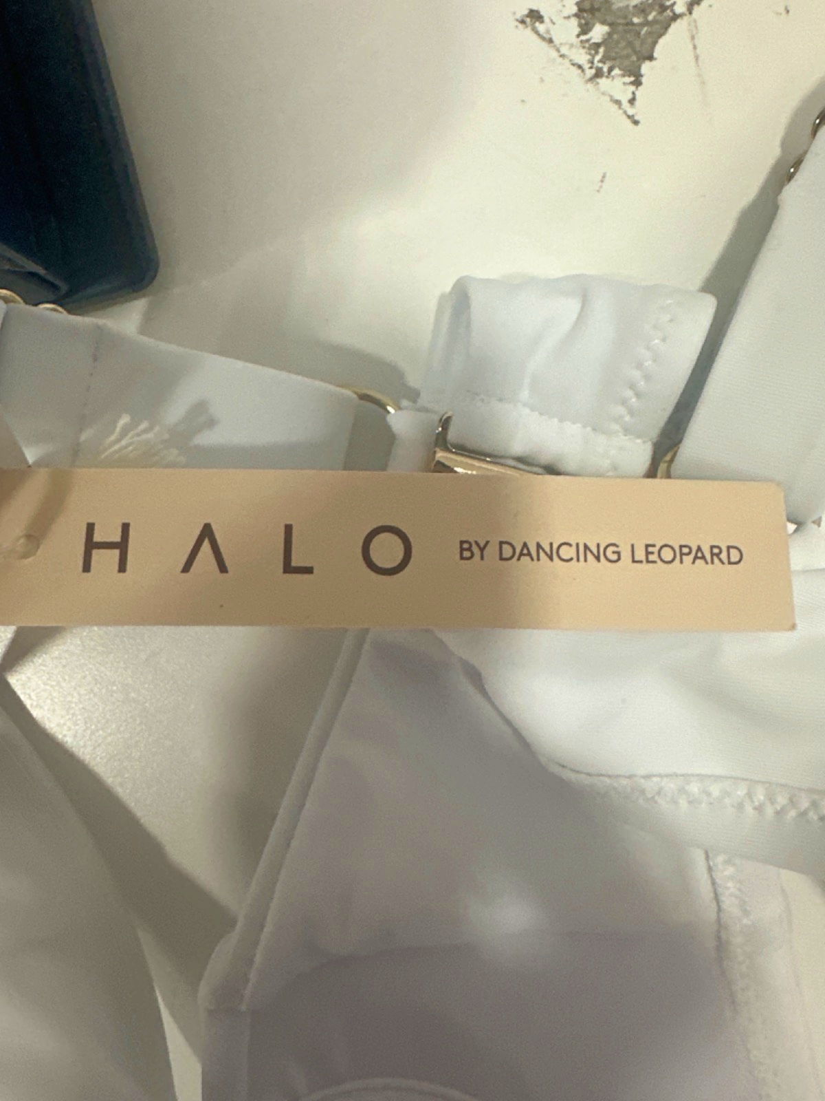 Halo White Salinas Bikini Top UK 8