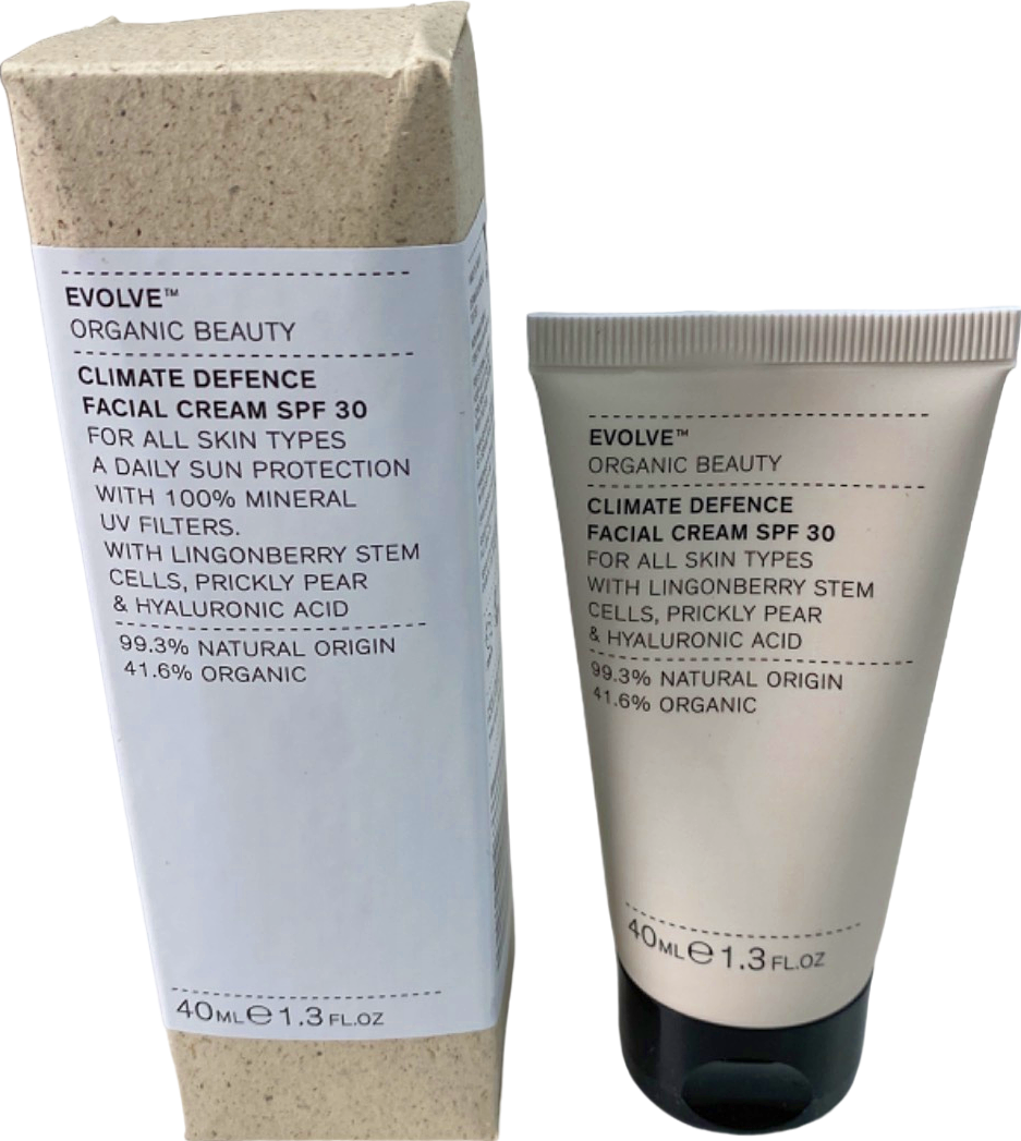 Evolve Organic Beauty Climate Defence Facial Cream SPF 30 40ml