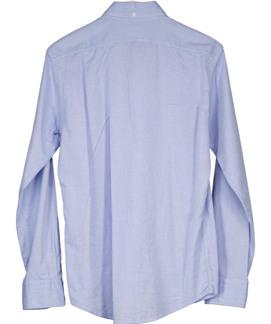 Eton Sky Blue Button Down Royal Oxford Shirt UK M