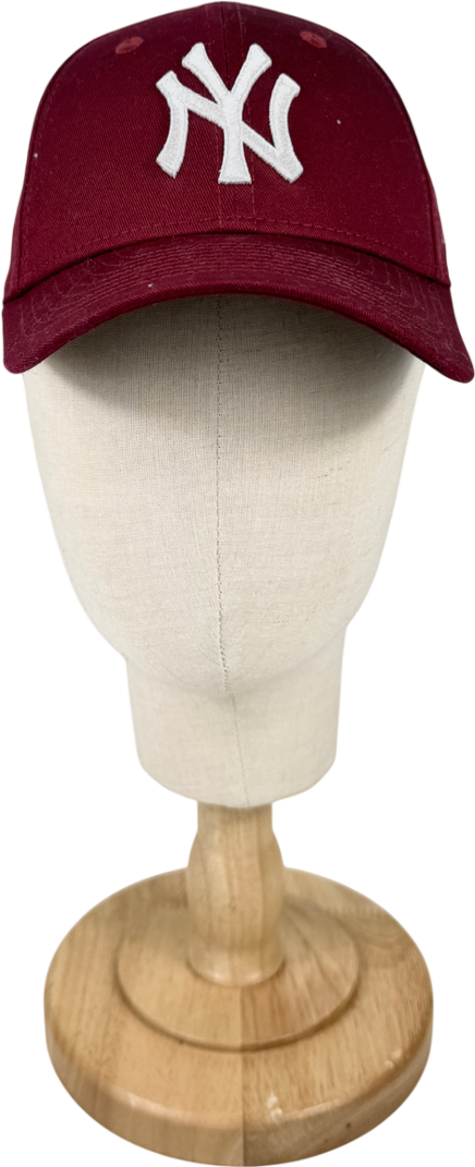 New Era Red Yankees Essential Kids Burgundy 9forty Cap One Size