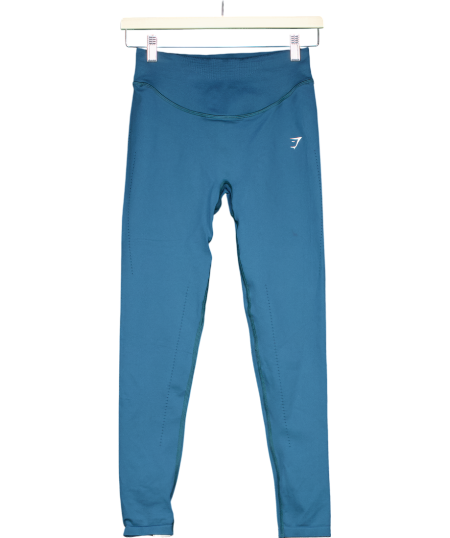 gymshark Blue Vital Seamless Leggings UK S