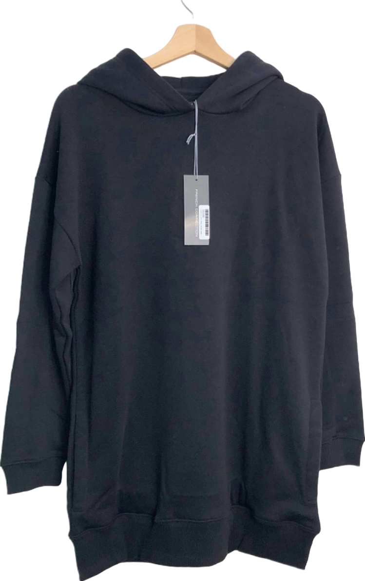 French Connection Black FC Sweat Dress XS UK Size