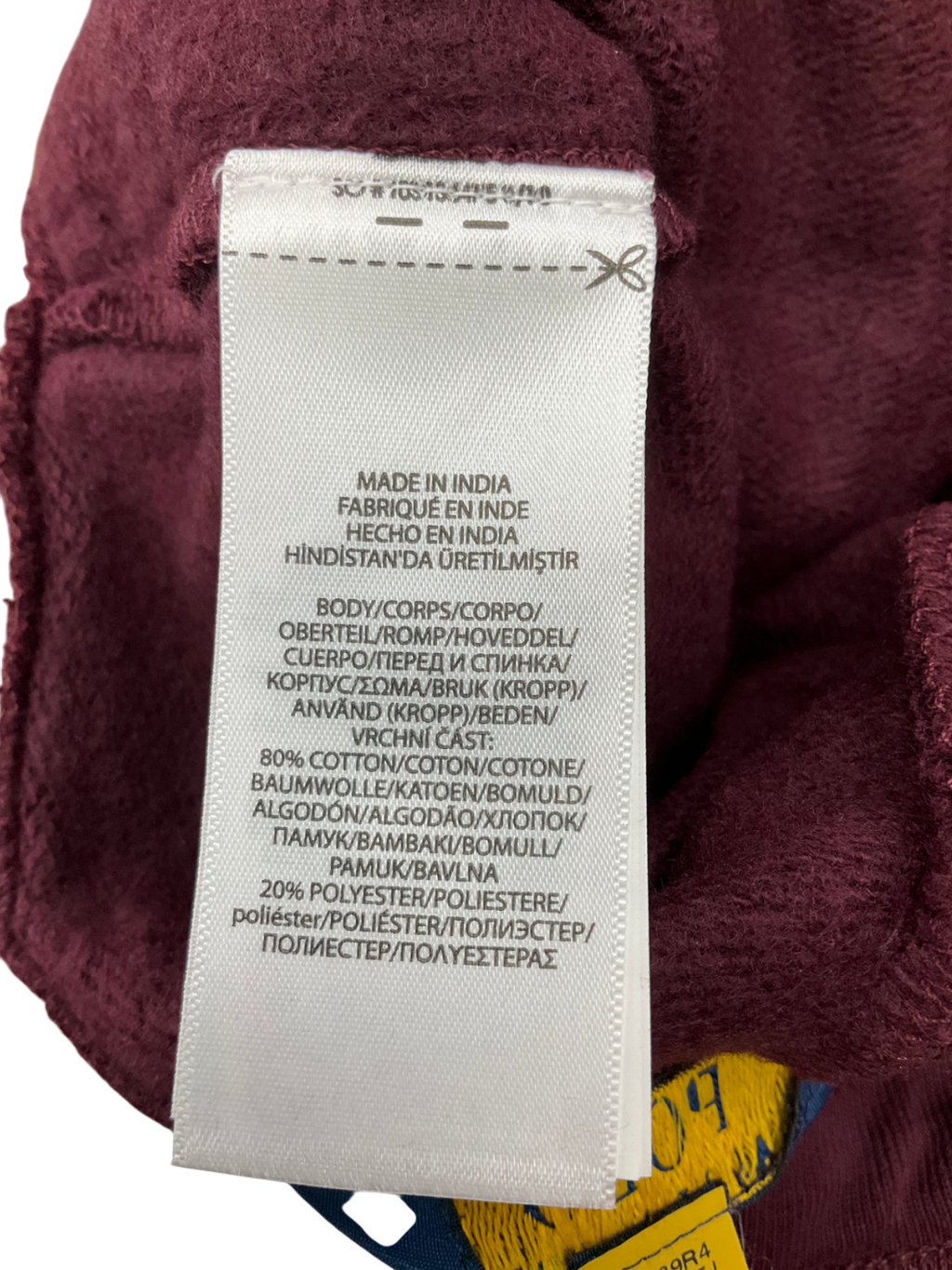 Polo Ralph Lauren Burgundy Embroidered Polo Logo Joggers 4 Years