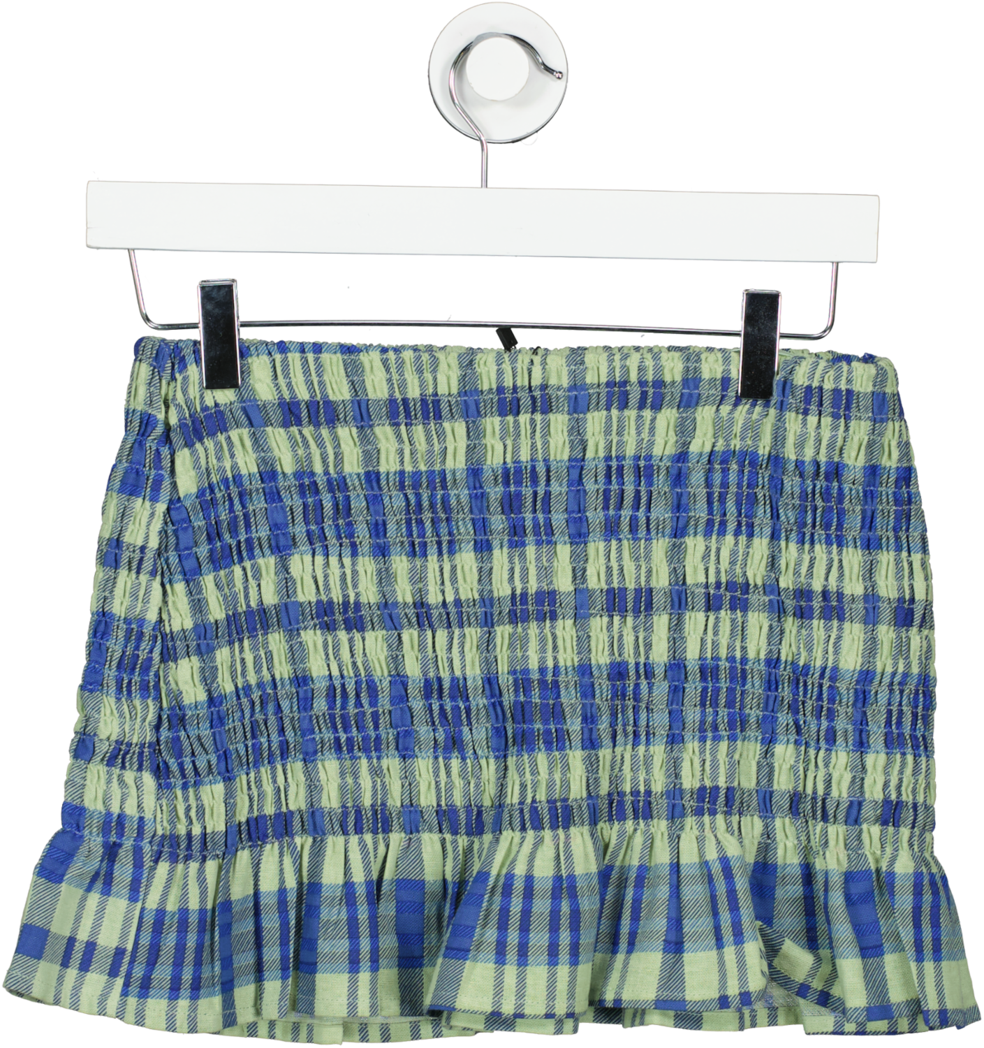 Motel Green Tylee Colourpop Check Mini Skirt UK S