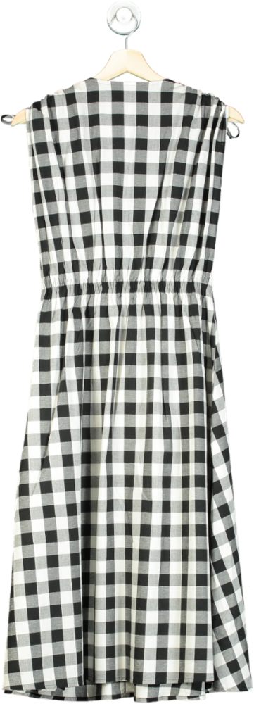 Goelia Monochrome Gingham Dress XS UK 6