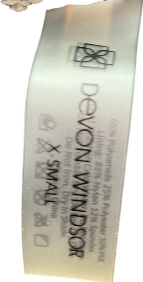 Devon Windsor Eden Emma Black Paisley Bikini Set UK XS