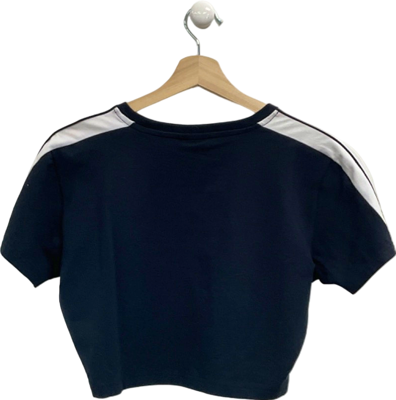 Ellesse Black Latus Crop Top UK 14