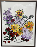 ARTFULLY WALLS Blooming Flowers In A Vase Print By Lucy Deaner