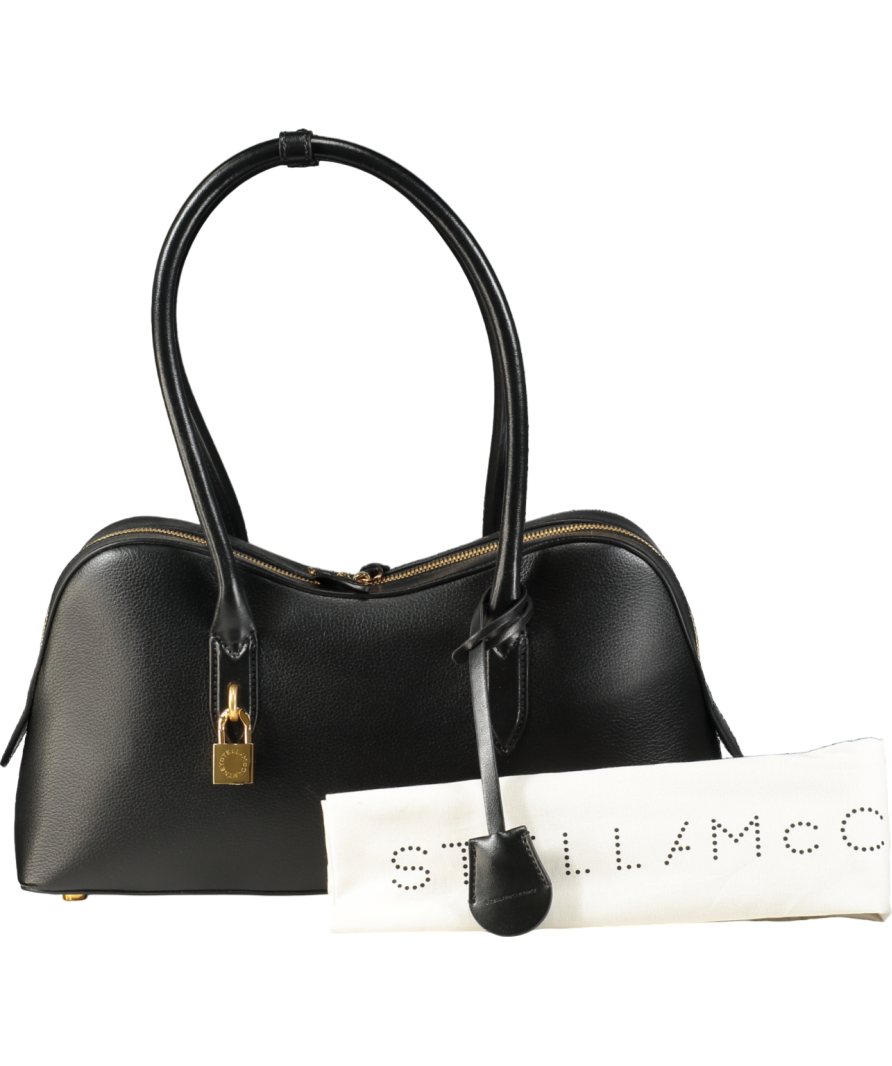 Stella McCartney Black Ryder Faux Leather Shoulder Bag