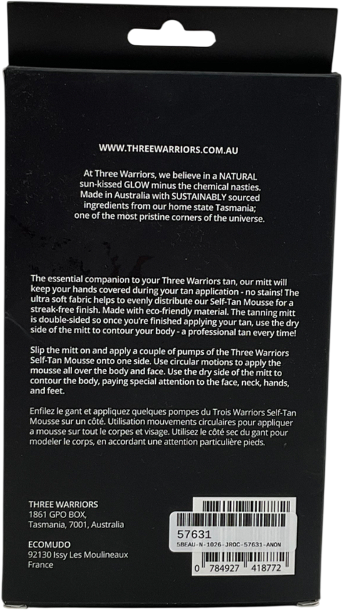 Three warriors Eco-friendly Tanning Mitt One size