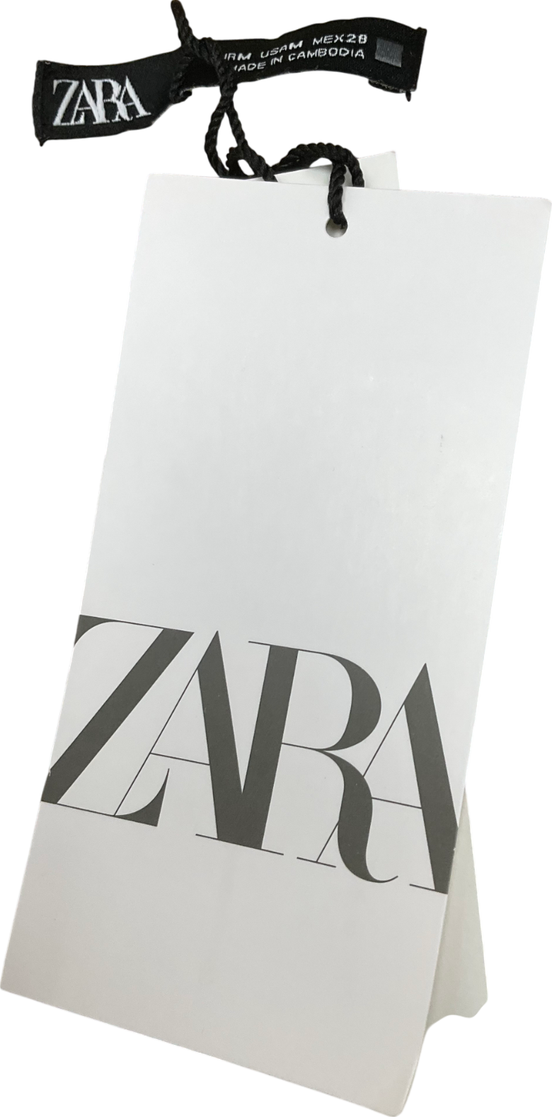 ZARA Beige Polka Dot Linen Blend Skirt UK M