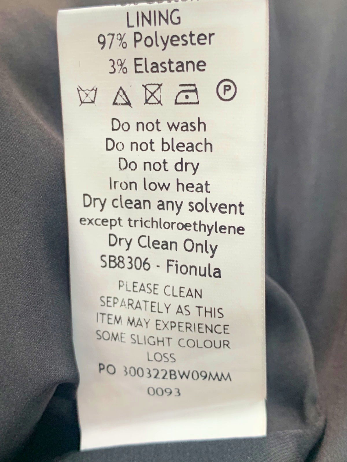 House of CB Black Strapless Feather Detail Dress UK S