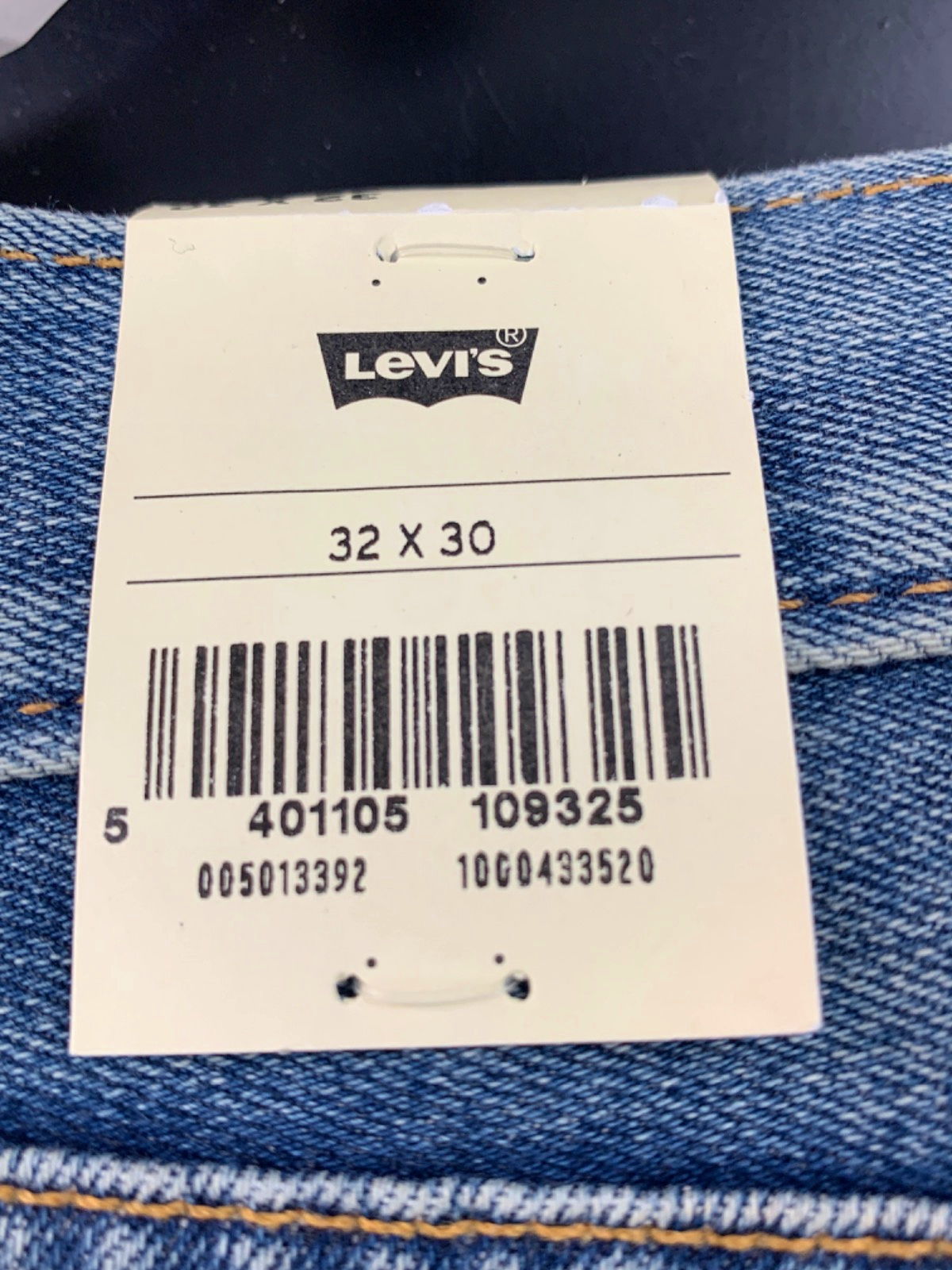 Levi's Blue 501 Original Fit Jeans W 32 L 30