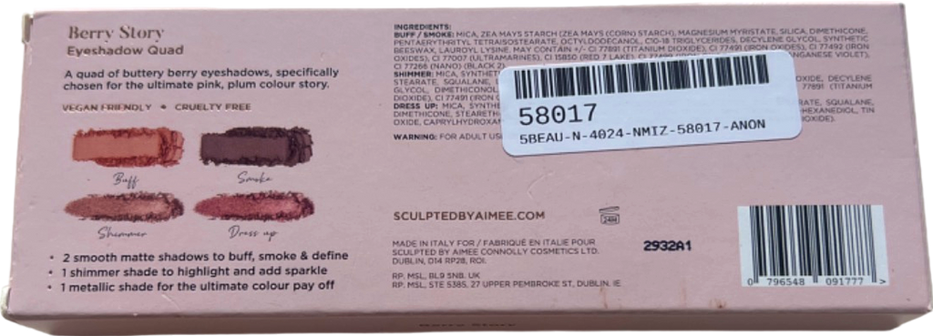 Sculpted by Aimee Berry Story Eyeshadow Quad