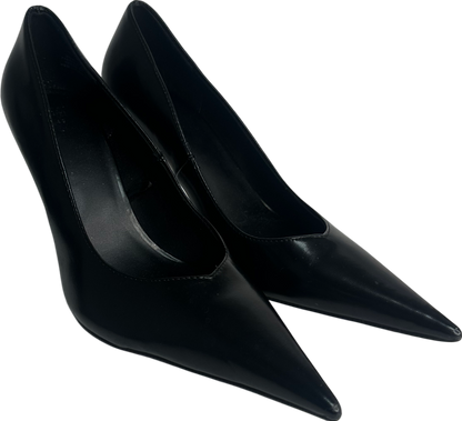 H&M Black Pointed Court Shoes UK 7 EU 40 👠