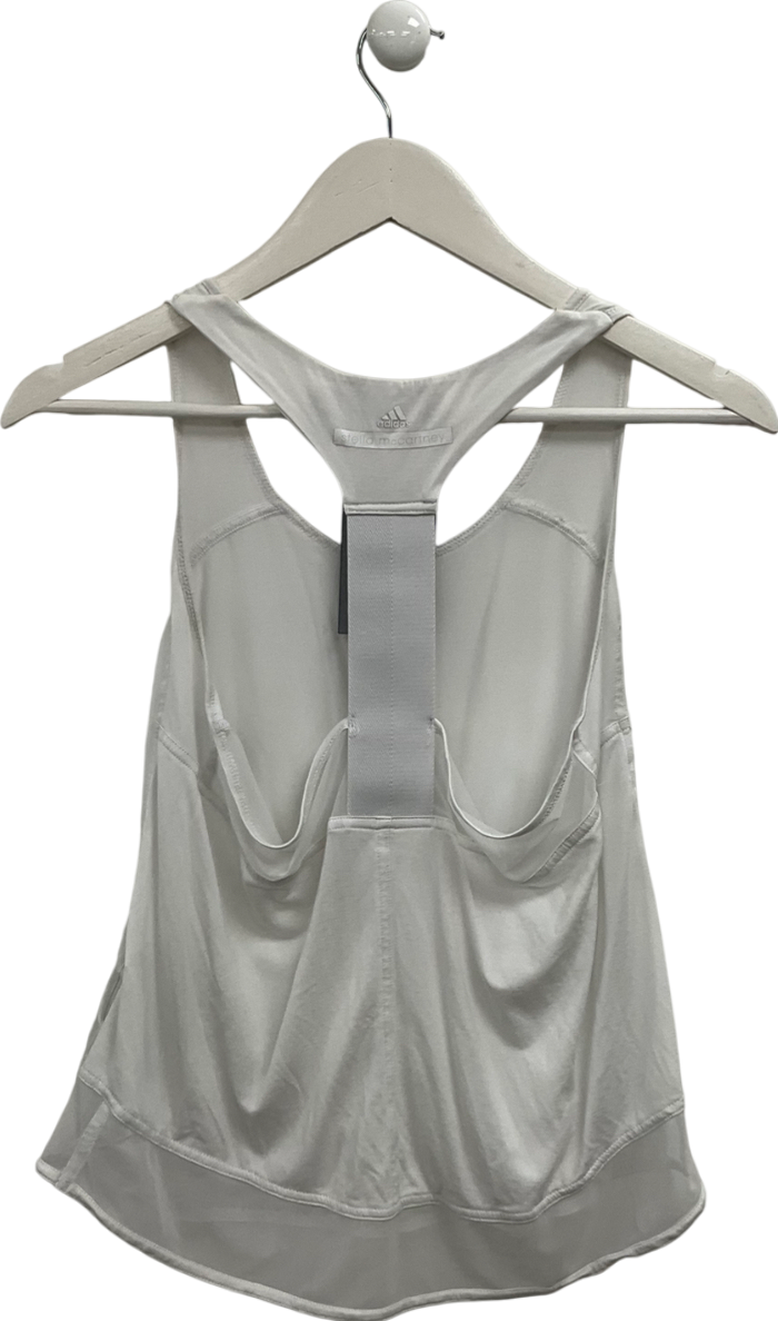 adidas Stella Mccartney White Tank Top UK S