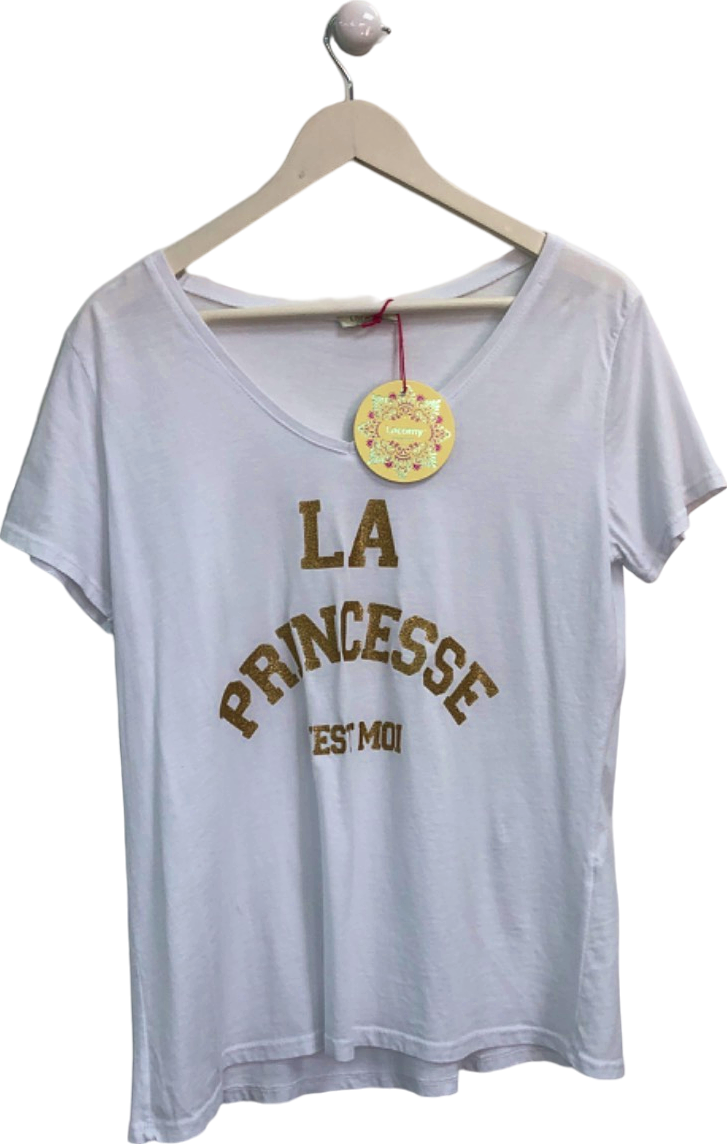 Lacomy White La Princesse T-Shirt Onesize