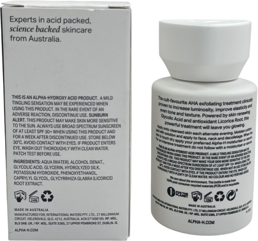 Alpha-h Brightening Exfoliating Treatment 100ml