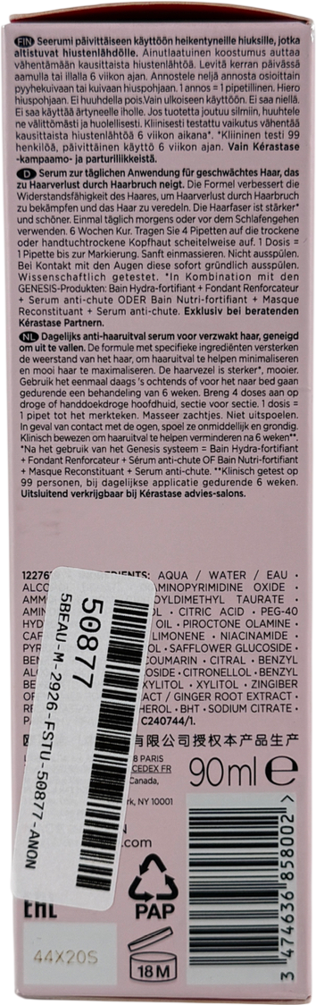 Kerastase Genesis Anti Hair-fall Fortifying Serum For Weakened Hair 90ml