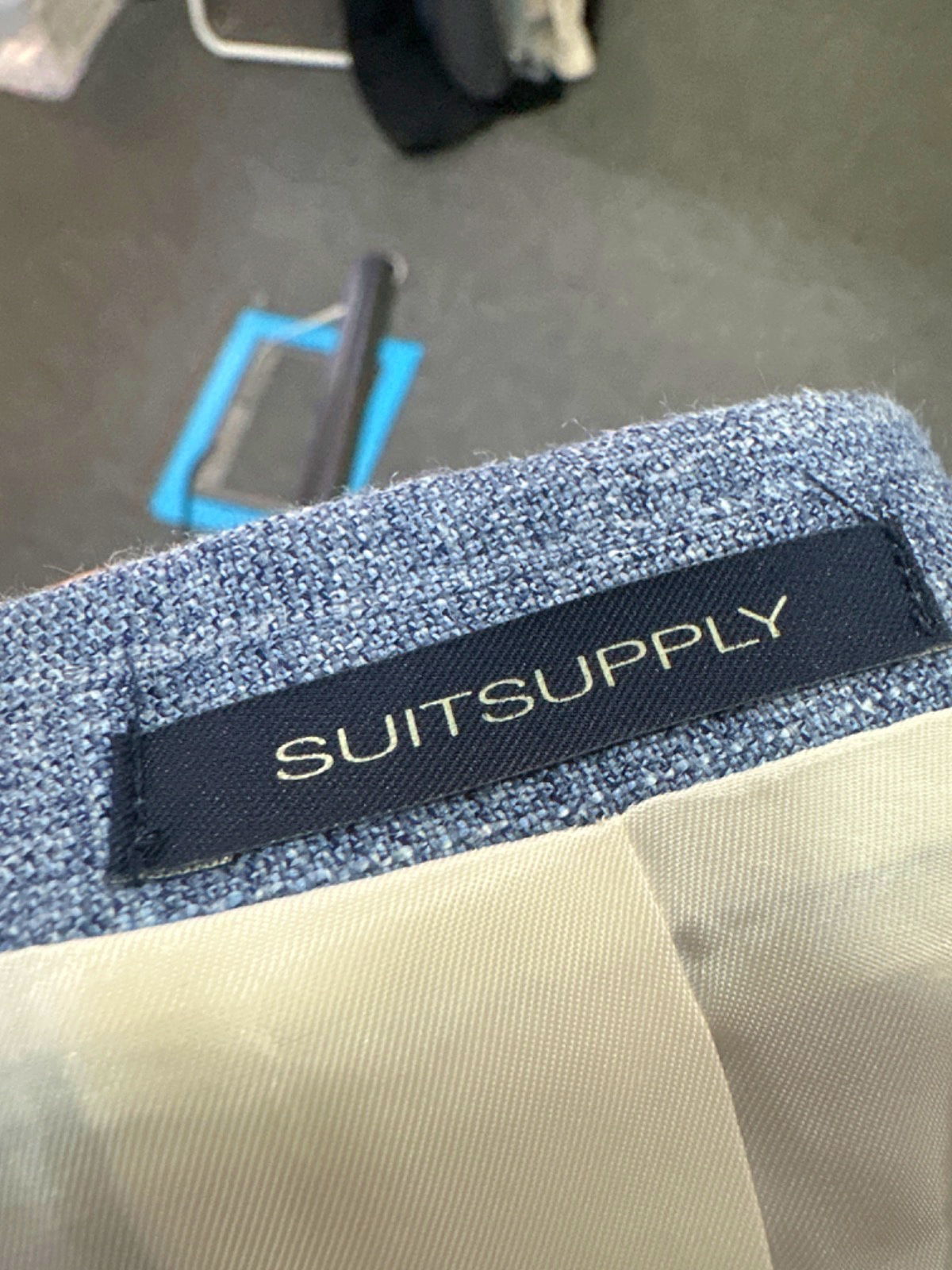 Suitsupply Light Blue Lazio Single Breasted Tailored fit  Suit 2-piece SZ52 UK XXXL UK 42