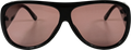 ASOS Brown Oversized Aviator Sunglasses One Size