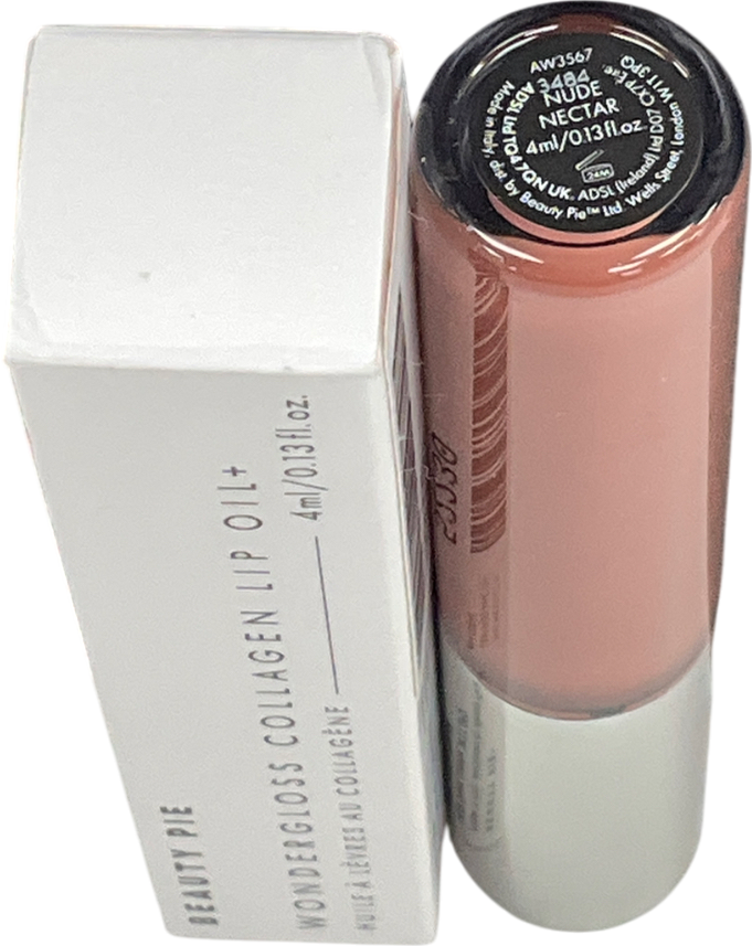 Beauty Pie Wondergloss Collagen Lip Oil Nude Nectar 4ml