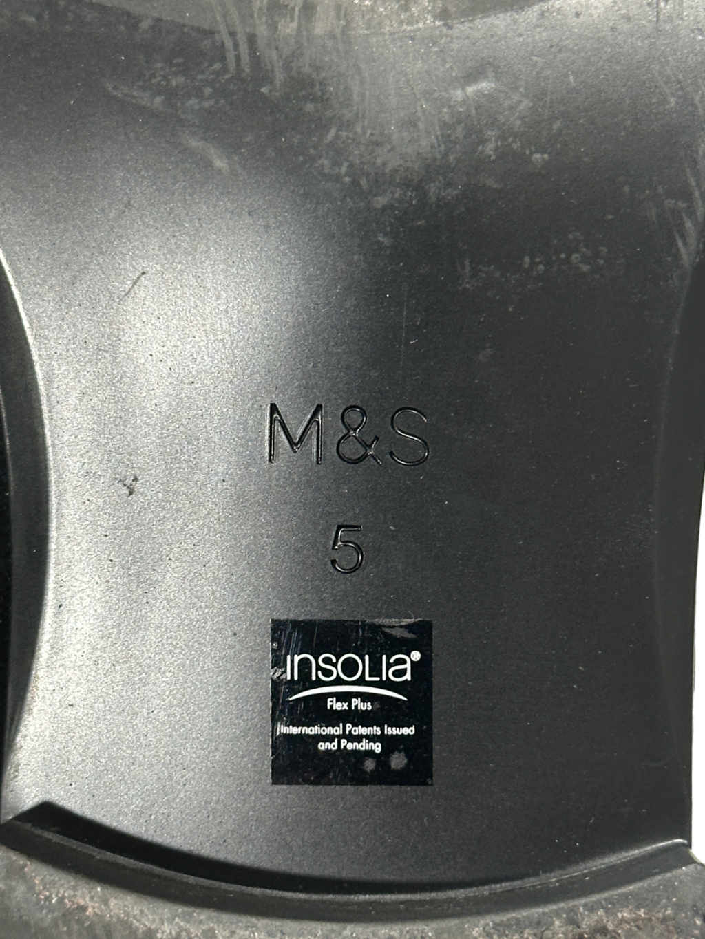 M&S Black Square Toe Loafers UK 5 EU 38 👠