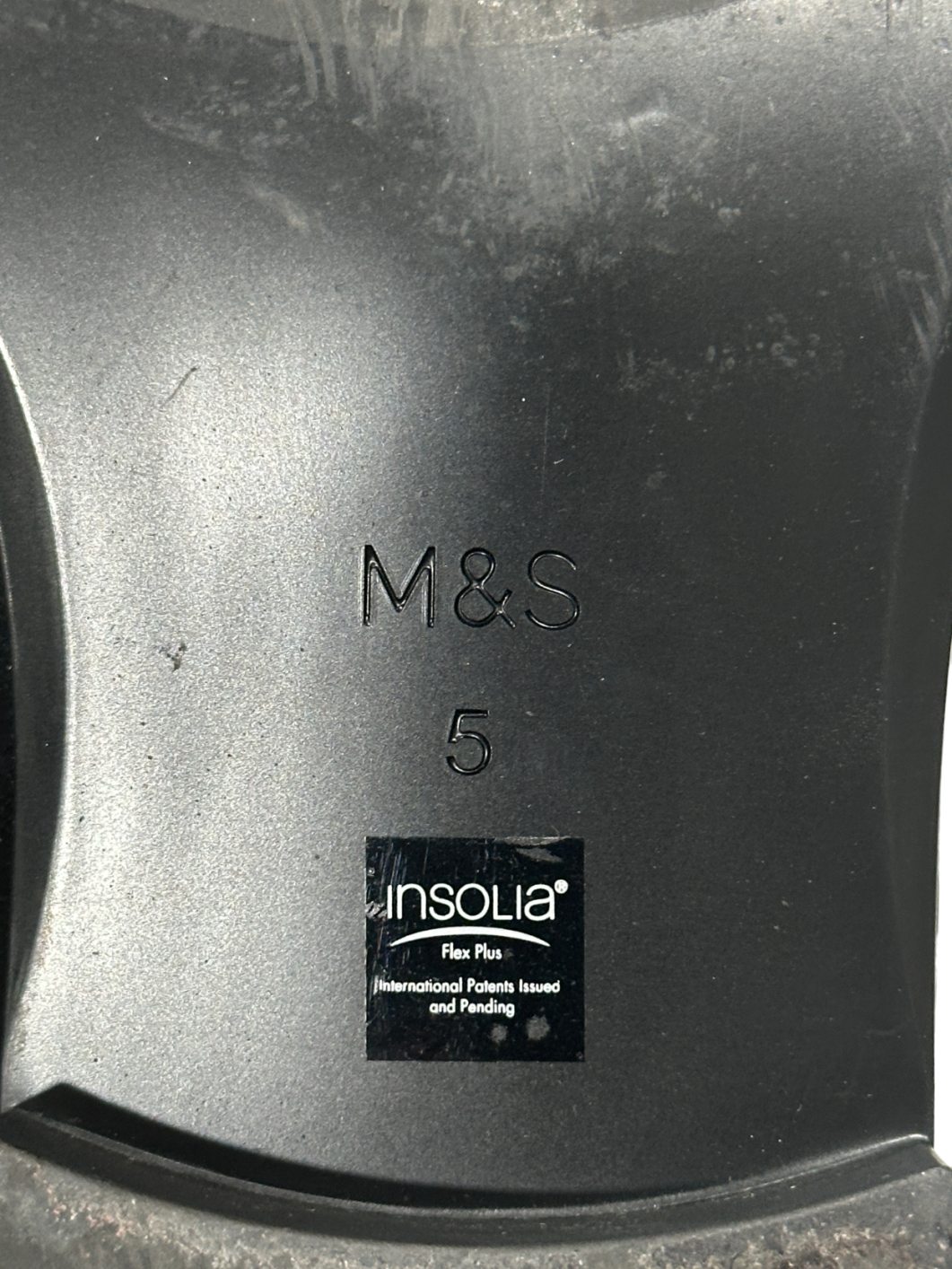 M&S Black Square Toe Loafers UK 5 EU 38 👠