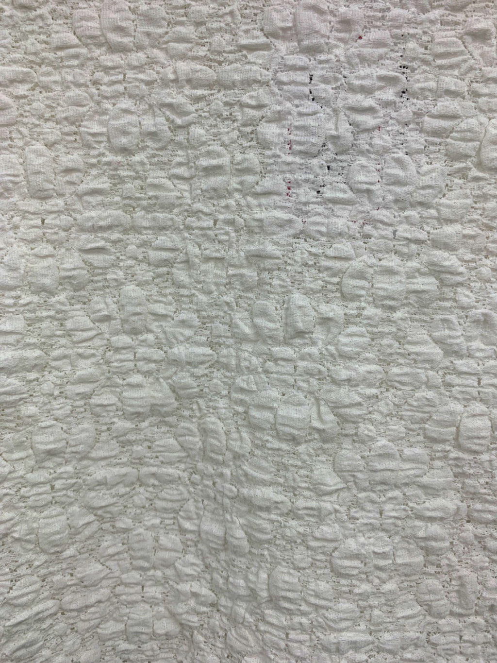 Tularosa White Textured Long Sleeve Top with Sleeve Bows UK S