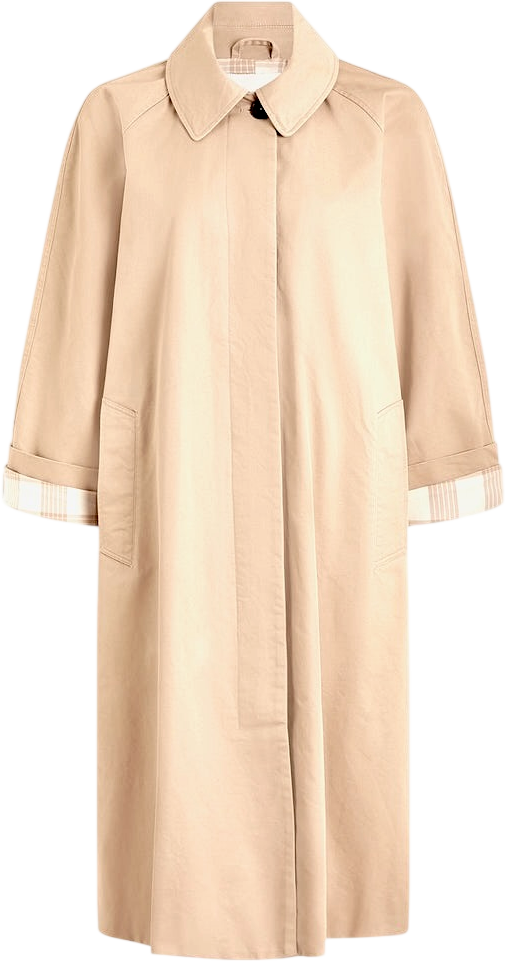 VARLEY Beige Robyn Oversized Car Coat UK L